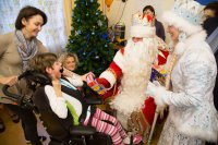 Всероссийский Дед Мороз впервые посетил Детский хоспис