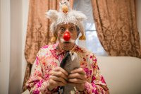 Больничный клоун Пэтч Адамс побывал в Санкт-Петербургском Детском хосписе